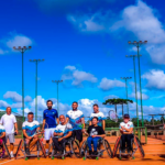 Atletas e professores da ULE participaram da 1ª Clínica de Tênis em Cadeira de Rodas